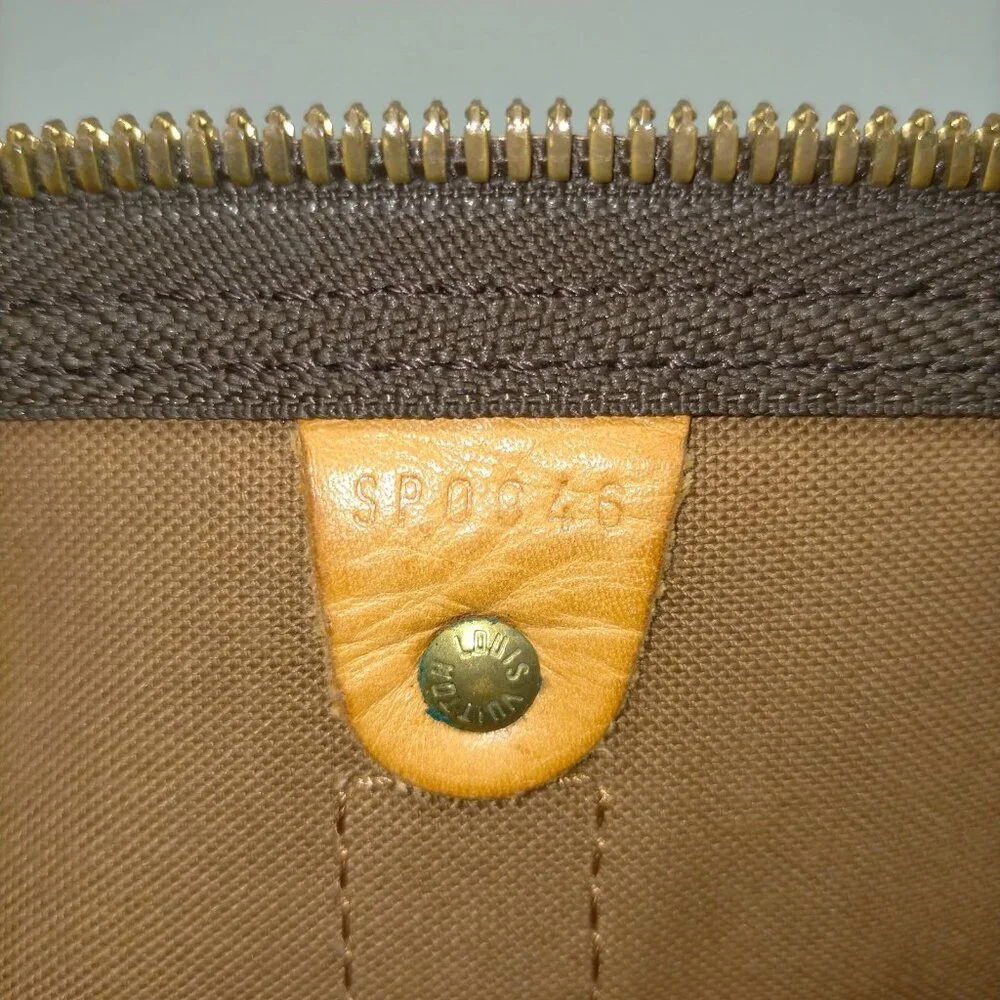 Authentic Louis Vuitton Boston Bag Keepall 55 Brown Monogram mn535-120825 - Picture 9 of 9